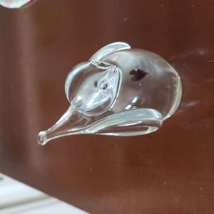 Zellique Hand Blown Glass Art Bird